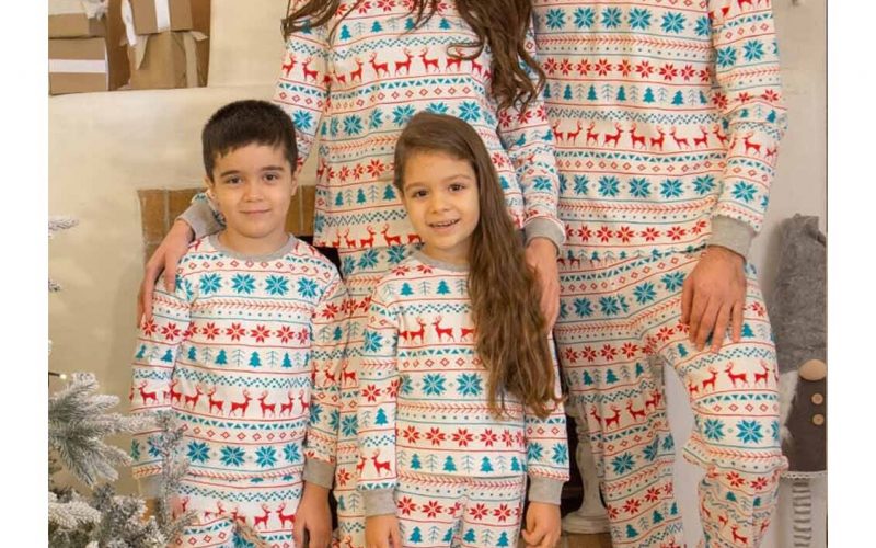 Idei Cadouri de Craciun Online Pijamale Copii Craciun Pijama Copil Jingle Vert