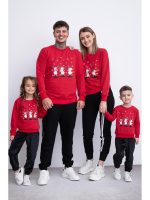 Bluze Bluze de Familie- Set Doner Rosu Idei de Cadouri