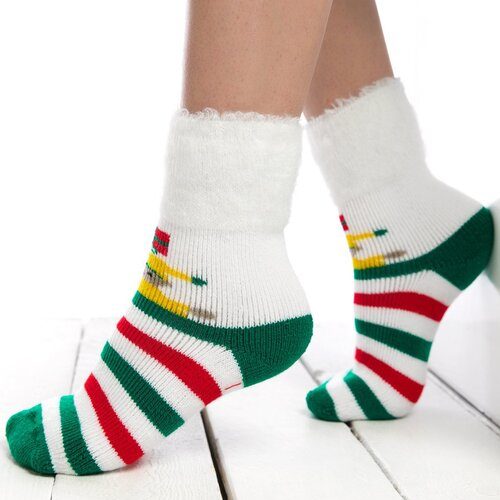 #CadouriSecretSanta #idei Sosete groase flausate de Craciun cu elf Socks Concept SC-NL44