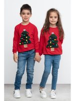Bluze Craciun Copii Bluza Copil Christmas Tree Rosu 🎅 Cadouri Craciun Copii