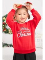 Bluze Craciun Copii Bluza Copil Merry Christmas Rosu 🎅 Cadouri Craciun Copii