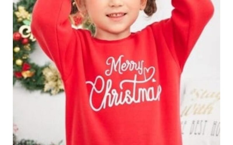 Idei Cadouri de Craciun Copii Online 🎅 Bluze Craciun Copii Bluza Copil Merry Christmas Rosu