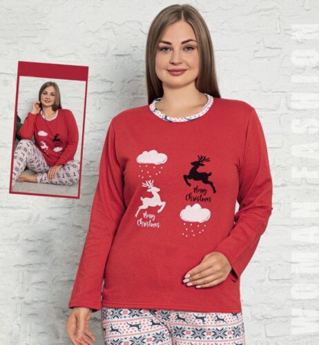 Cadouri Craciun ⭐Online Pijama batal dama vatuita Merry Christmas