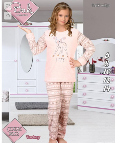 Cadouri Craciun ⭐Online Pijama Cocolino din doua piese pentru fete